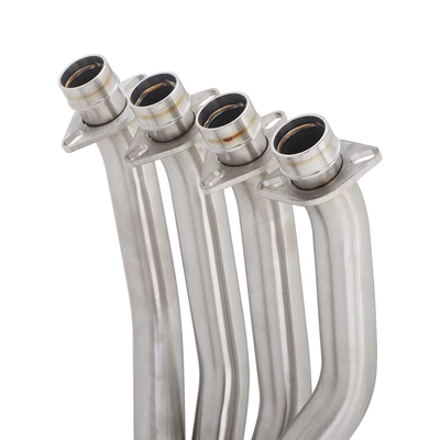 steel side exhaust modification, Motorcycle exhaust pipe
