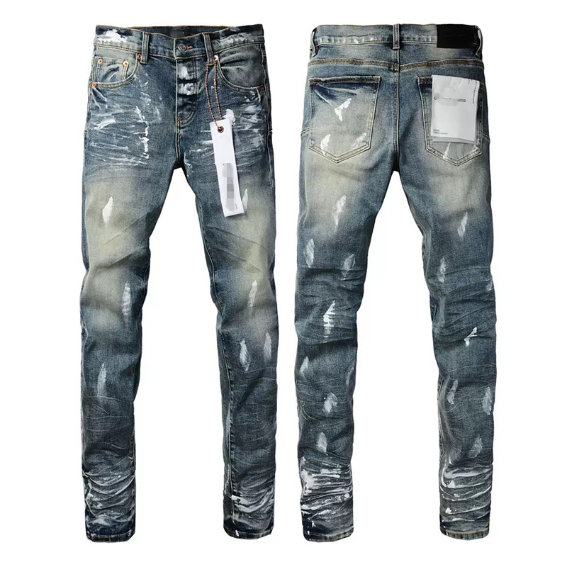 PUR skinny pants American high street basic blue slim-fit skinny jeans for men wholesale foreign trade PUR skinny pants American high street basic blue slim-fit skinny jeans for men wholesale foreign trade