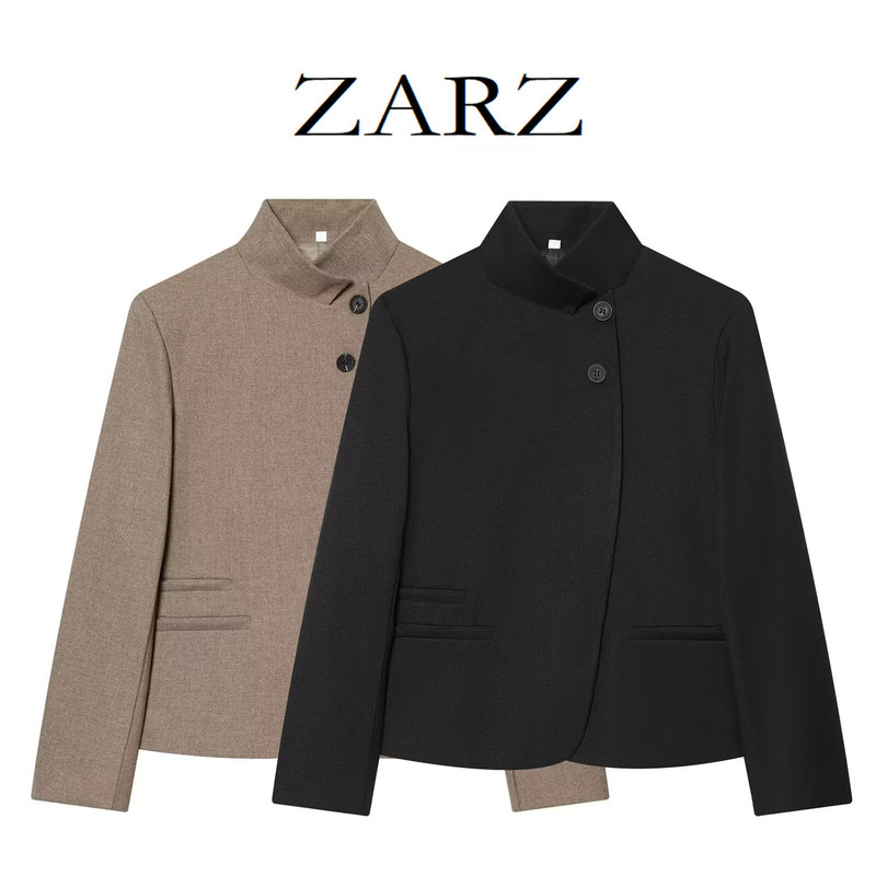 Zarz Self-Made European and American Style New Women's Fashion Casual High-Neck Blazer 3736/051