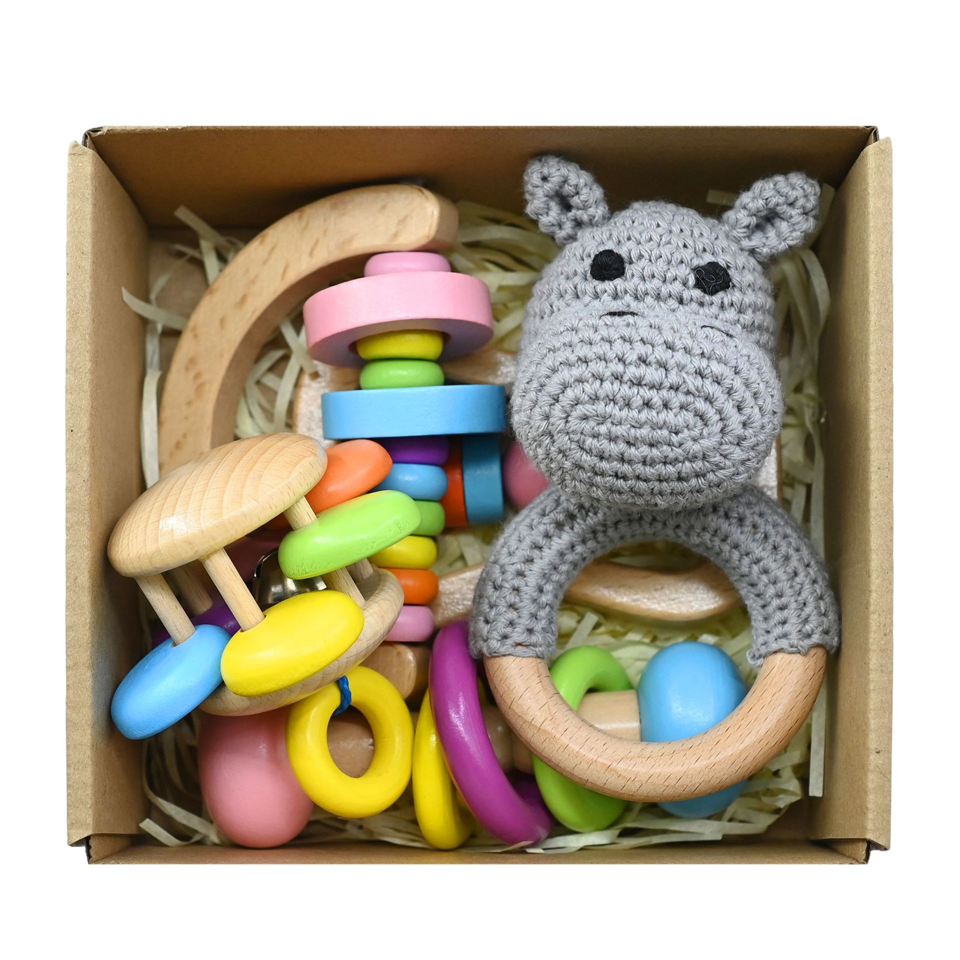 회색 하마 선물 상자