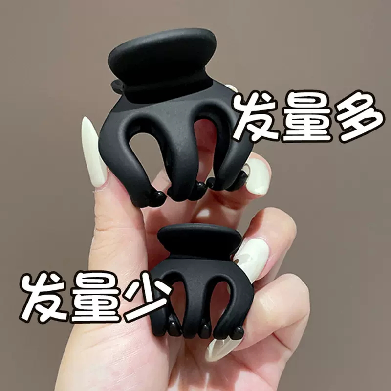 韩国马尾夹小号抓夹简约发夹高马尾神器鲨鱼夹发卡子后脑勺爪夹女