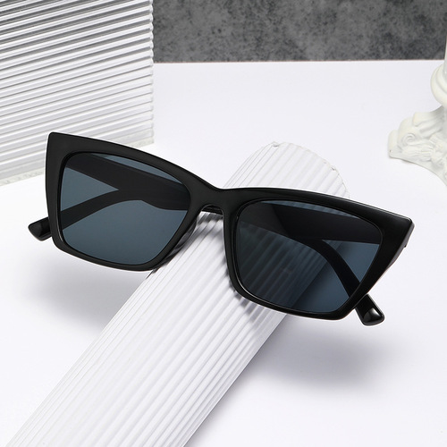 04001 Fashionable and Versatile Cat-Eye Streetwear Sunglasses,  New Arrival, European and American Cross-Border Exclusive Sun Glasses