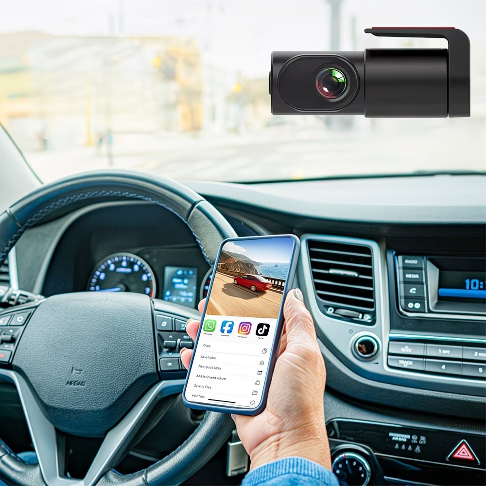 1080P HD Night Vision Car Dash Cam Wireless WiFi