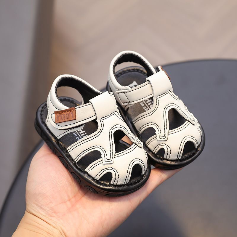 Baby Sandals Summer New Boys' Soft Sole Toddler Shoes Baby Shoes Children's Non-slip Call Shoes A049