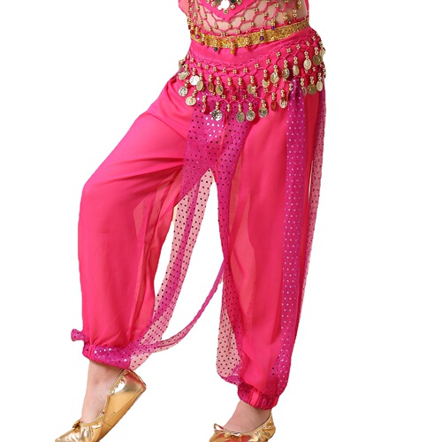 New children's highlight pants children's belly dance clothing children's Indian dance performance clothing dance practice clothing pants