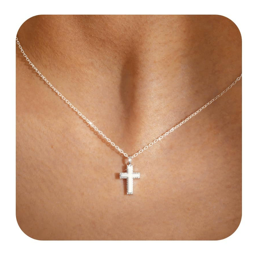 Trend necklace stainless steel, universal pendant, small design chain for key bag , European style, simple and elegant design, trend of season