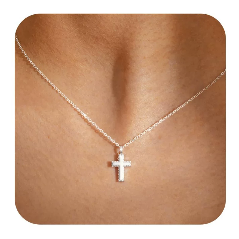 Trend necklace stainless steel, universal pendant, small design chain for key bag , European style, simple and elegant design, trend of season
