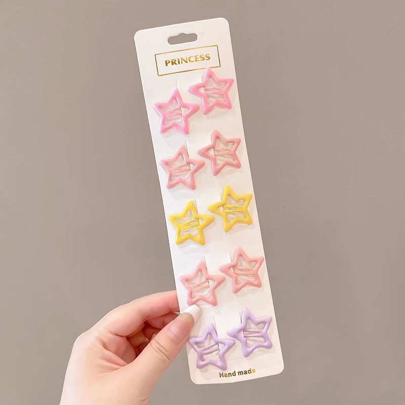 Horquilla de color dopamina, clip de pico de pato de cabello roto coreano femenino, horquilla de sentido avanzado y2k, clip lateral con flequillo, tocado