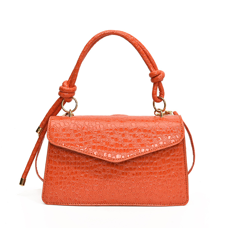 Cara brillante simple y elegante bolso coreano de nudo 2024, nuevo estilo extranjero, bolso de alto valor, bolso pequeño.