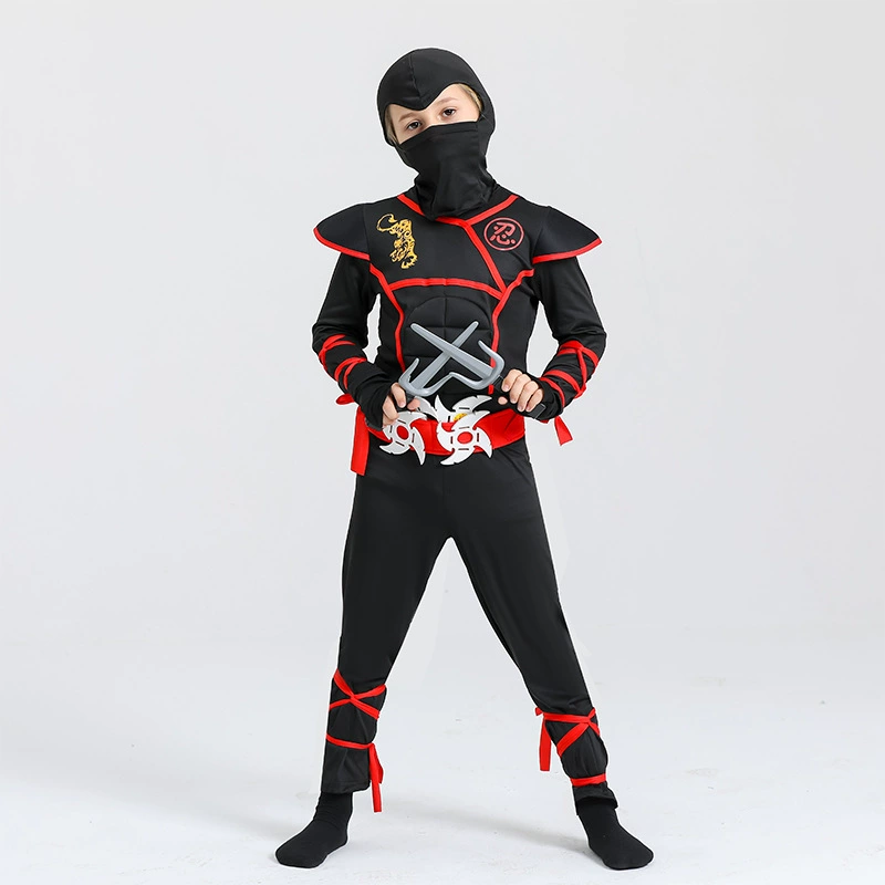 Новый хэллоуин COSPLAY аниме одежда для детей, выступление Naruto, одежда самурая, нунчаки Нинзя