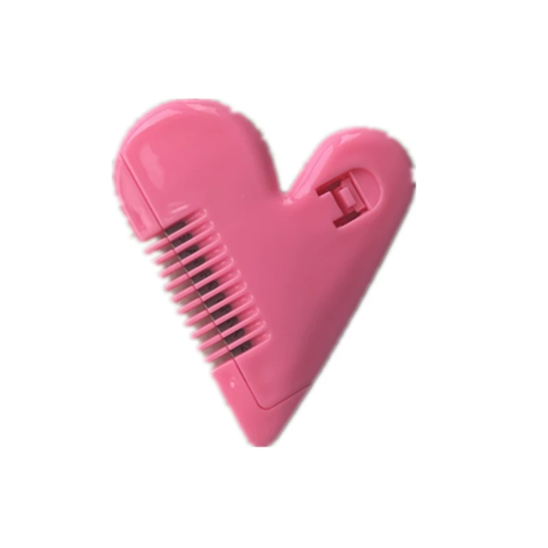 Children's bangs, double-sided trimmer heart-shaped for home use