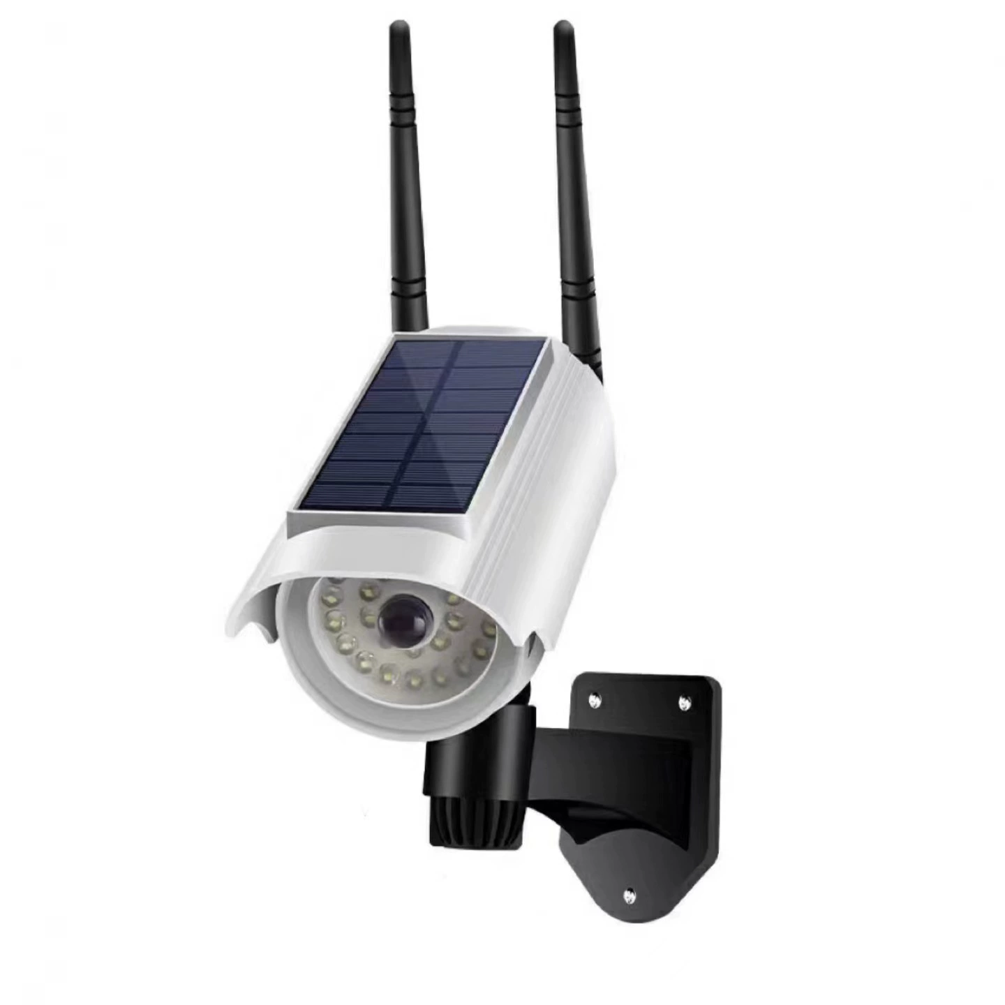 Высокая имитация наблюдения поддельная камера Солнечный индукционный настенный светильник светодиодный сильный свет Анти-Вор пульт дистанционного управления Беспроводная лампа для мониторинга