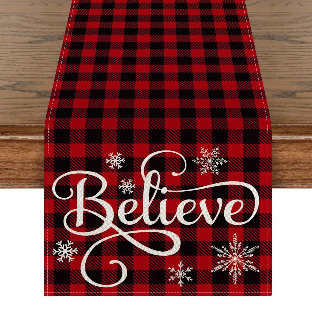 100g Weight Table Runner Event & Party Supplies Polyester Material Christmas Festival Christmas Tree, Santa Claus, Snowman Pattern Simple Style Style Christmas Simple Style Christmas Tree Santa Claus Snowman Polyester Table Runner 无