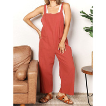U 36299LLinen Lazy Overalls �����������������ͨ�¿�ŷ