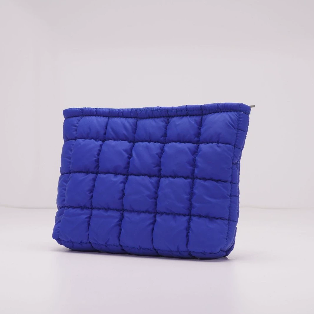 Nylon capacious cosmetic bag, ultra‑light hexagonal organizer, nylon+polyester, 27×16×5 cm