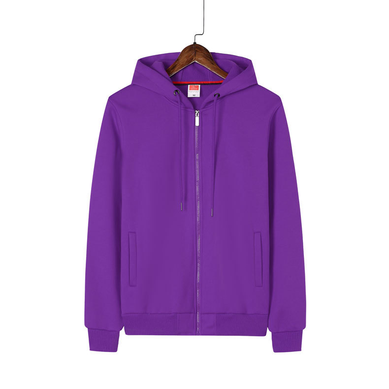 Sudadera con capucha y cremallera de lana de cordero, con logotipo bordado personalizado, uniforme para actividades de trabajo en equipo, uniforme para clases, camisa para actividades, hecha a medida.
