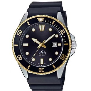 Cross -border platform business fashion swordsfish water ghosts ocean heart men's waterproof watch free packaging box