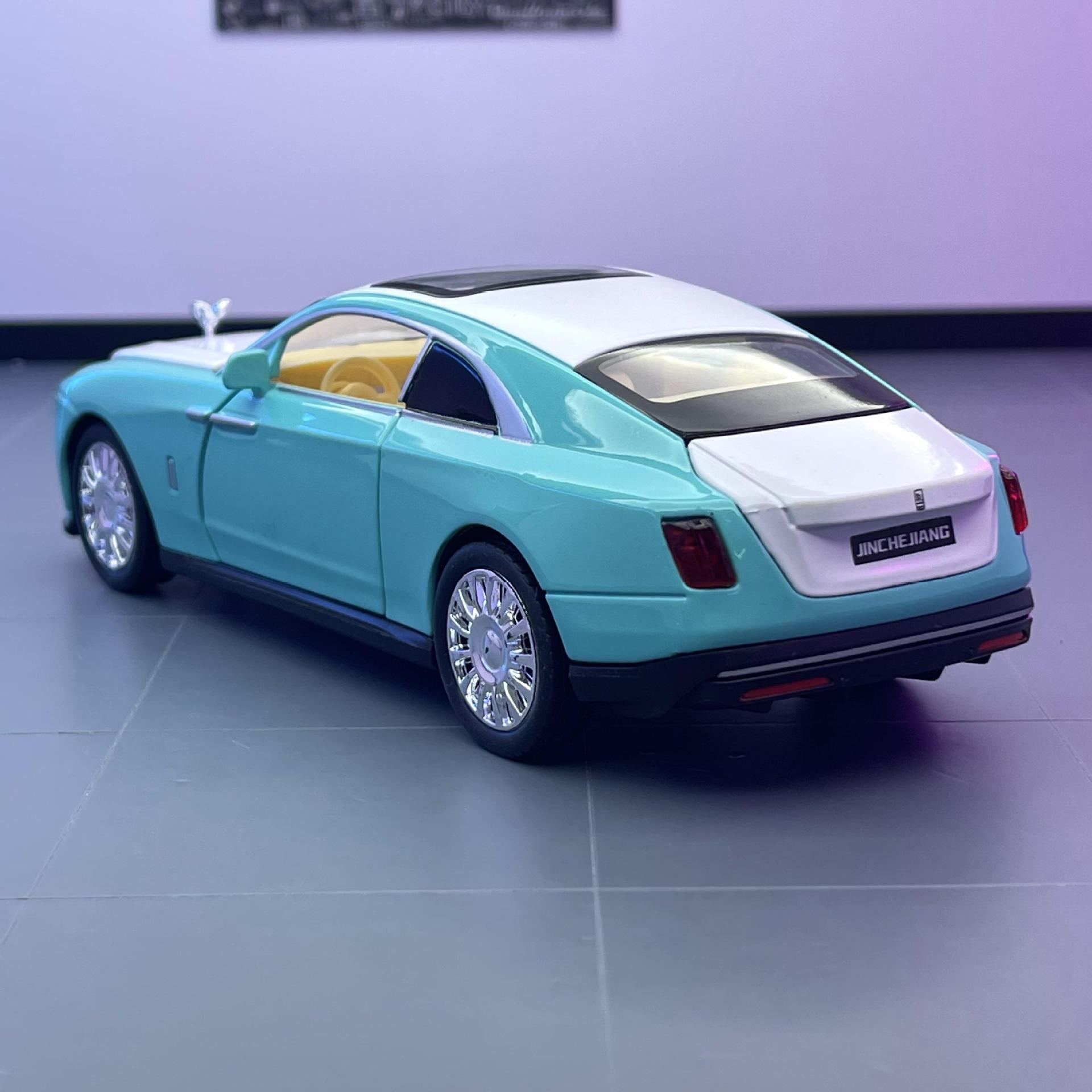 Lijiaxin aleación modelo de coche 1:32 rollos puro tranvía flash Tire hacia atrás la luz efecto de sonido juguete modelo de coche deportivo adornos