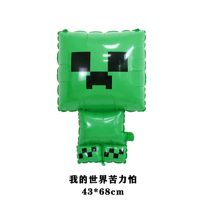 Роб Лес Карикатура Minecraft Kuliss Геймпад Ниндзя Алюминиевый Мембрана Воздушный шарик Минкрафт TNT