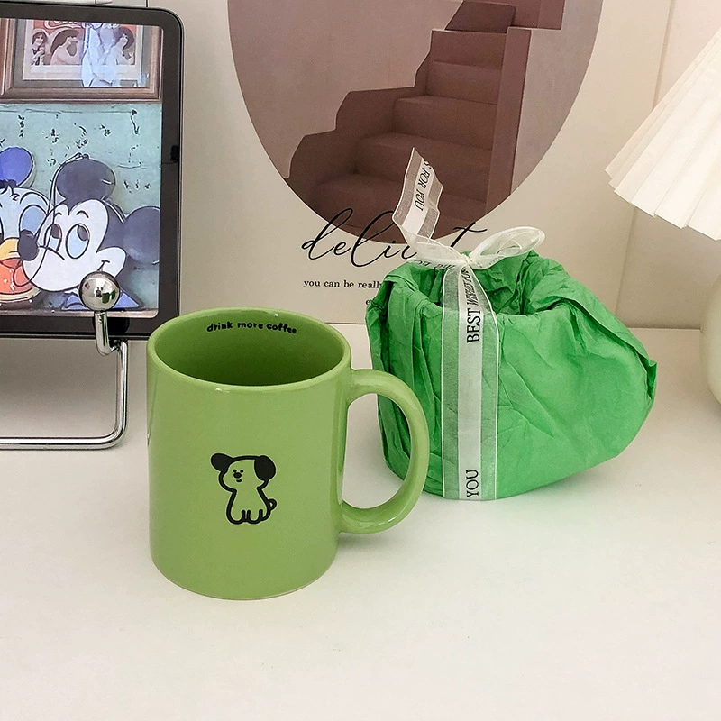 Нем spoke green puppy керамическая кружка Марк кружка девушка общежитие питьевая кружка для дома пара молочная кружка кофейная кружка