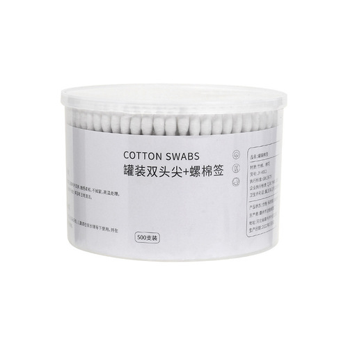 Dual-headed cotton swabs for ear cleaning, makeup use, wooden sticks, disposable, small head, fine tip, ear spoon, cleaning cotton swabs
