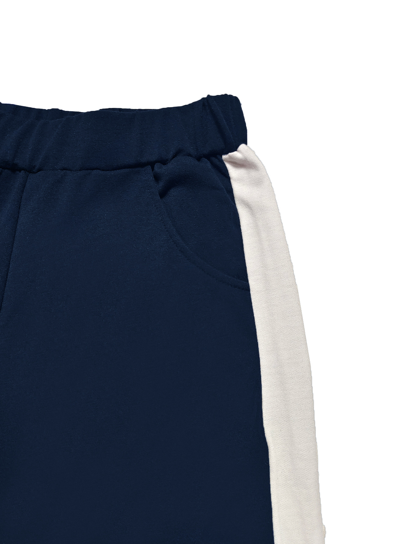 Women's Long Sleeve Round Neck Top With Pants 2-Piece Set Side Striped Casual Outfit Comfortable Daily Wear_ecoleips.com