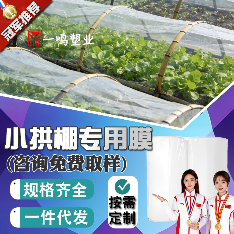 Specialized Film for Small Arch-Shaped Greenhouses, Insulation Film, Plastic Film for Cold Protection and Moisture Retention, Thickened Agricultural Vegetable Film, Plastic Film for Vegetable Fields