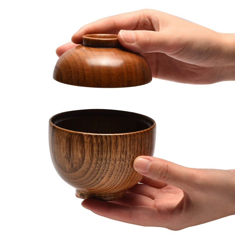 In stock jujube, Japanese style with dishes, cats engraved snack bowls, baby children cover bowl houses, house Japanese -style wooden bowls