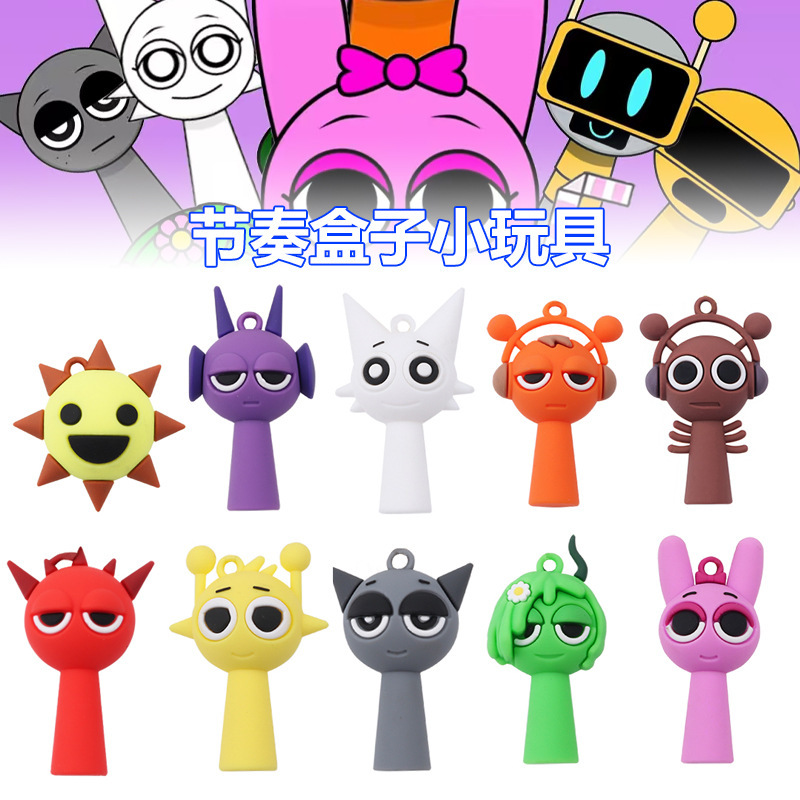 New Rhythm Box Hand-made Doll Depler Simon Jeven Music Game Peripheral Model Ornaments Universal