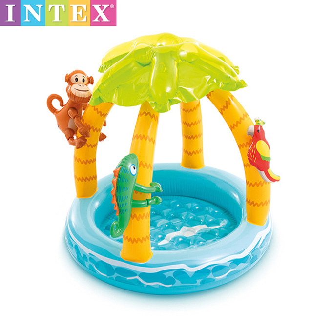 Original genuine INTEX inflatable swimming pool Tropical Island paddling pool baby sand pool ocean ball pool 58417
