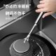 German lengthened stainless steel brush pot artifact kitchen thickened non-slip cleaning brush long handle universal steel wire brush
