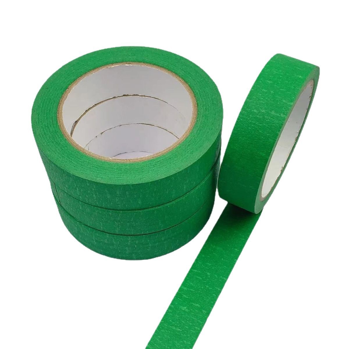 Cinta de papel de textura verde para paredes exteriores, decoración del sitio, pintura de piedra real, fácil de rasgar, sin dejar pegamento