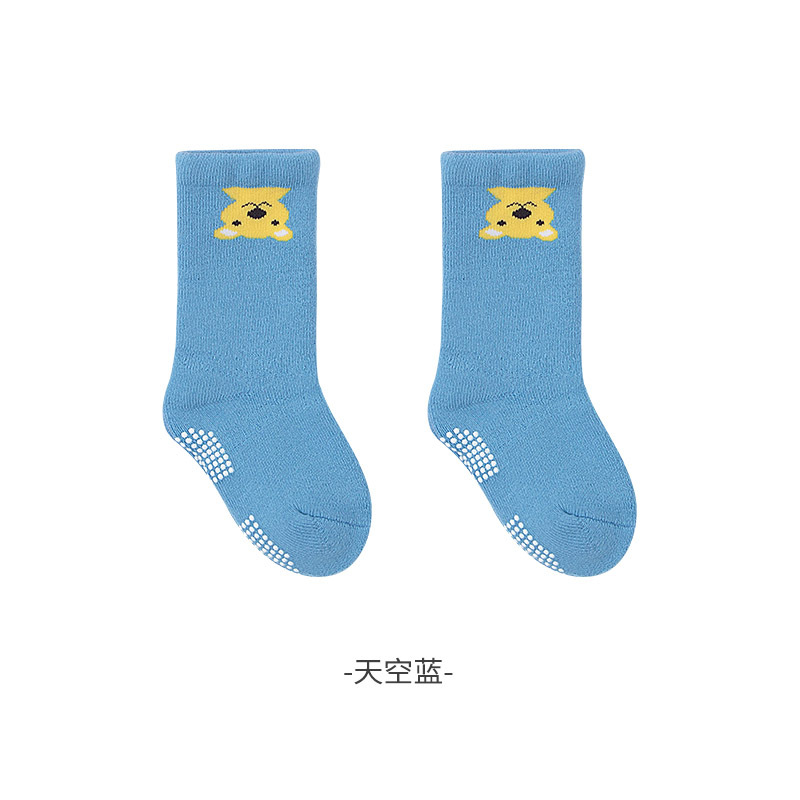 Calcetines para bebé Calcetines para bebé engrosados de felpa de otoño e invierno Calcetines para bebé antideslizantes de tubo medio Calcetines para bebé