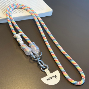Arope Mobile Phone Lanyard Crossbody Rope Strap Chain Can Be Carried as a Strap Anti-Theft Thickened Mountaineering Men and Women Creative Strong and Versatile