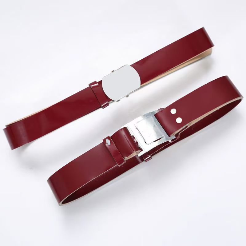 Military training party building Long March Old Red Guard Army armed belt leather film and television drama shooting props external use imitation leather belt