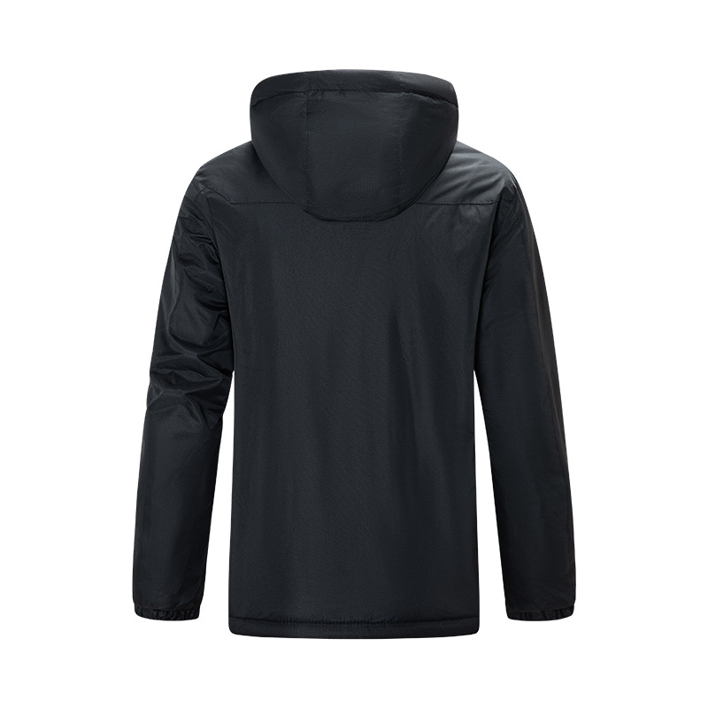 Otoño y invierno engrosado traje de asalto pareja hombre deportivo al aire libre ocio encapuchado abrigo de moda estereoscópio abrigo de montaña hombre abrigo