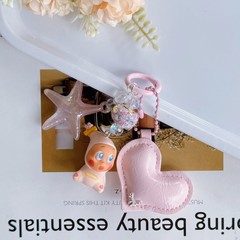 PTwinkle来自星星的礼物钥匙扣星星人改娃可爱萌粒diy包包挂件
