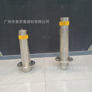 Thickened 201/304 stainless steel car stopper school stop column warning column square anti-collision movable roadblock