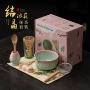 窑变结晶陶瓷抹茶百本立