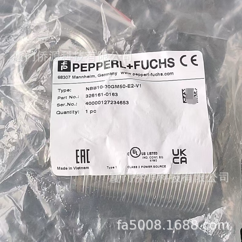 NBB10-30GM50-E2-V1 倍加福电感式接近开关 /传感器(326161-0163)
