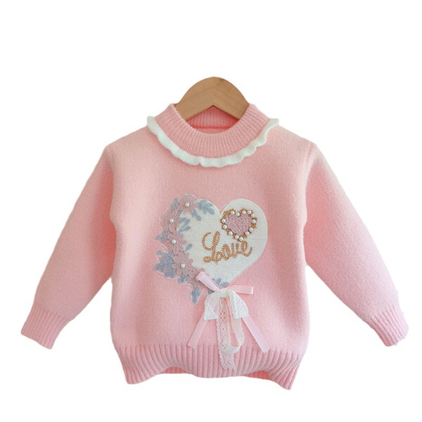 Girls sweater knitted sweater girl top knitted sweat