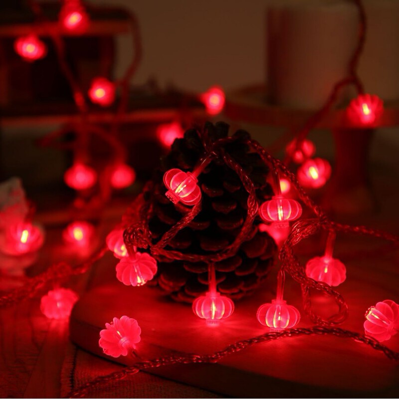 Spring Festival Decorative String Lights Flashing Lights New Year Festive Atmosphere Layout Wholesale Led Luminous Small Lanterns Lanterns String Lights Spring Festival Decorative String Lights Flashing Lights New Year Festive Atmosphere Layout Wholesale Led Luminous Small Lanterns Lanterns String Lights