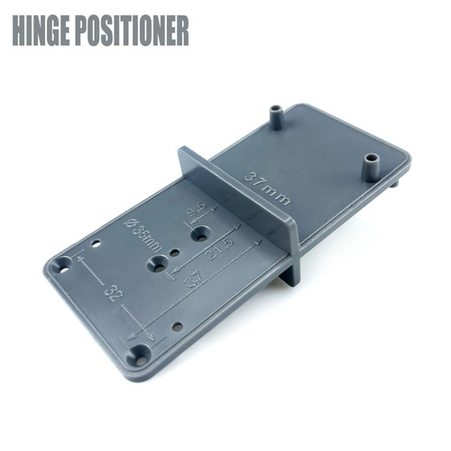 35MM Woodworking 35 and 40mm Hinge Opening Locator Hinge Template Drilling Positioning Plate Hole Punch