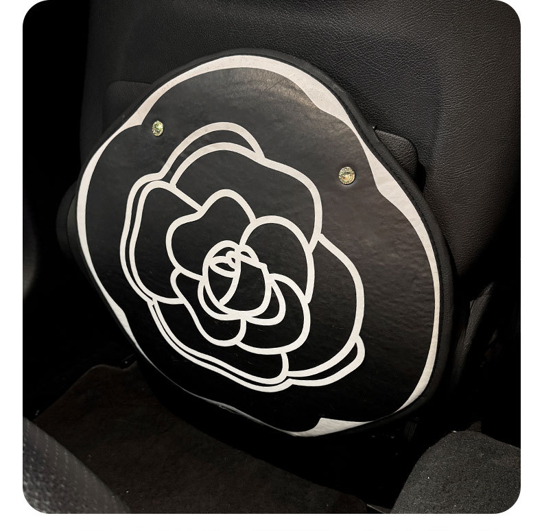 Anti-Kick Pad Rear Universal Cute Cartoon Car Rear Seat Back Car Seat Back Protective Cover Car Interior Decoration