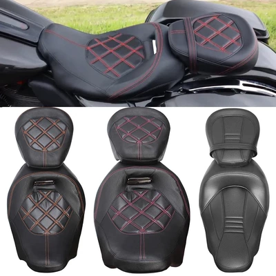 Applicable to Harley CVO Street Highway Gliding Road Wang Shuangdeng Gliding Modified Front and Rear Cushion Seat 09-21