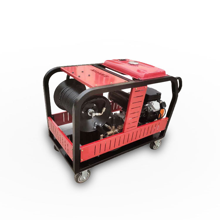 管道疏通机厂家供应汽油机驱动市政物业小区污水雨水高压清洗