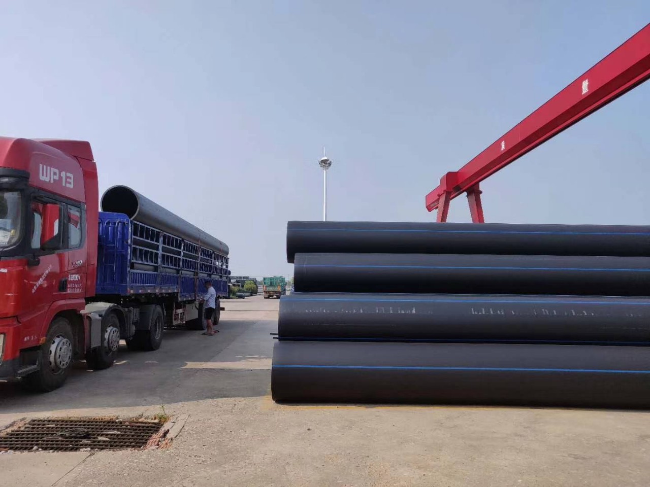 PE给水管全新料国标聚乙烯pe热熔管灌溉管实壁20mm-630mm