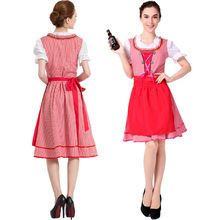 外贸成人女德国啤酒节服装巴伐利亚民族连衣裙套装舞台表演服女装