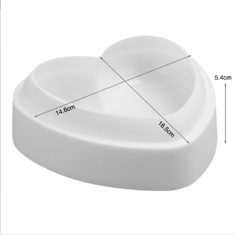 Love mousse mold baking diy heart-shaped silicone mousse mold chocolate mold cake fondant tool 6-inch 8-inch