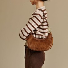 2025新款手提女包小众高级感单肩腋下包时尚通勤兔毛斜跨饺子包